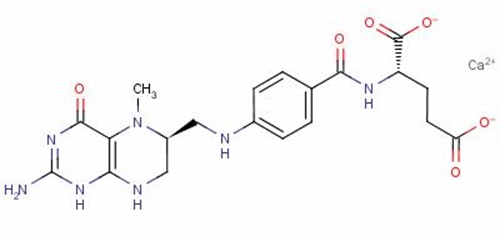 یک کریستال پایدار C از نمک کلسیم 6S-5-متیل تتراهیدروفولات